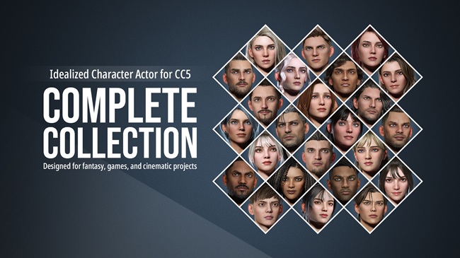 Idealized Character Actor For CC5 Combo (10GB)